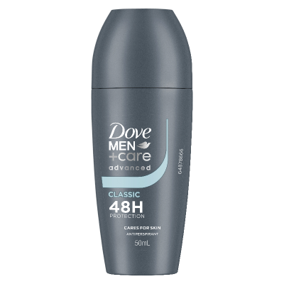 Dove Men + Care Classic 48hr Antiperspirant Deodorant Roll On 50ml