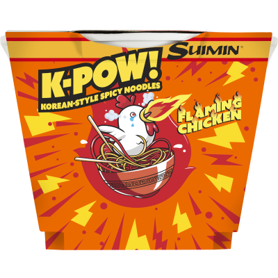 Sumin K-Pow Flaming Chicken Korean-Style Spicy Noodles 105g
