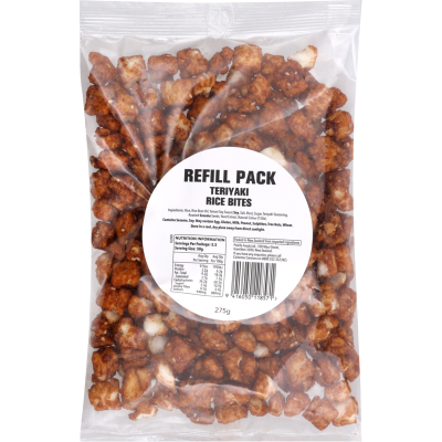 Teriyaki Rice Bites Refill Pack 275g