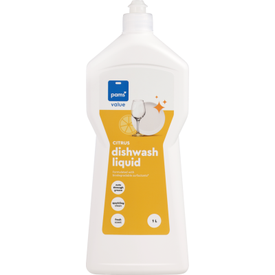 Pams Value Citrus Dishwash Liquid 1l