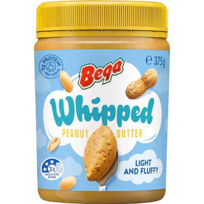 Bega Whipped Peanut Butter 375g