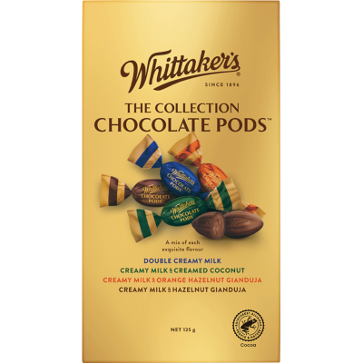 Whittaker's The Collection Chocolate Pods Assortment Pouch 125g