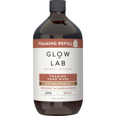 Glow Lab Coconut & Sandalwood Antibacterial Foaming Handwash Refill 900ml