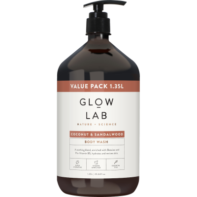 Glow Lab Coconut & Sandalwood Bodywash 1.35l
