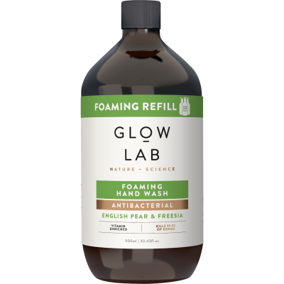 Glow Lab English Pear & Freesia Antibacterial Foaming Handwash Refill 900ml