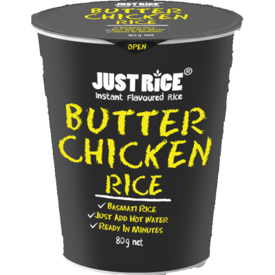 Just Rice Butter Chicken Instant Flavoured Rice 80g