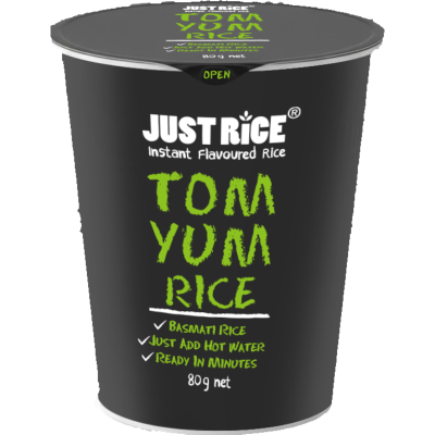 Just Rice Tom Yum Instant Flavoured Rice 80g
