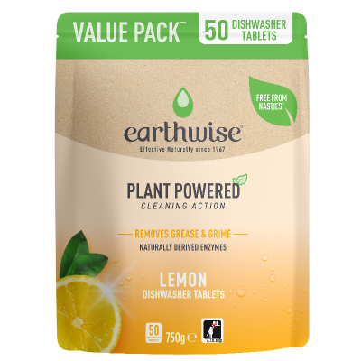 Earthwise Lemon Plant Powered Dishwasher Tablets 750g