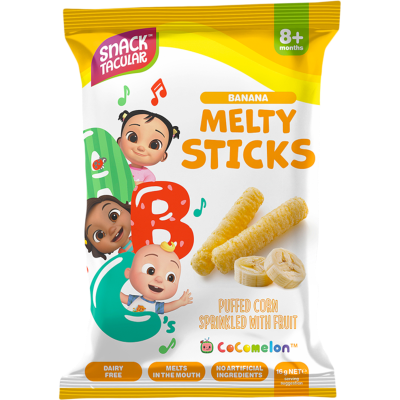 Snacktacular Banana Melty Sticks Baby Snack 8+ Months 16g