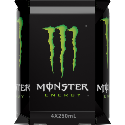 Monster Original Energy Drink 4 x 250ml