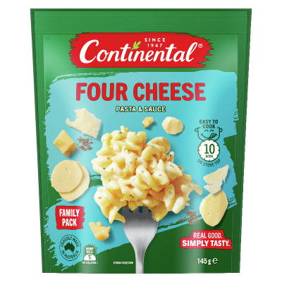 Continental Four Cheeses Pasta & Sauce 145g