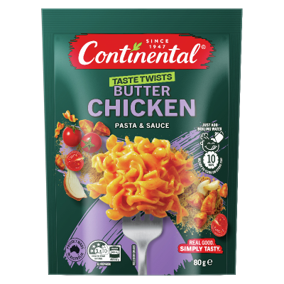 Continental Taste Twists Butter Chicken Pasta & Sauce 80g