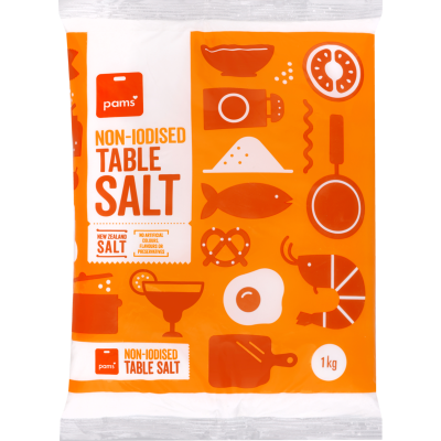 Pams Non Iodised Plain Salt 1kg