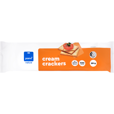 Pams Value Value Cream Crackers 250g