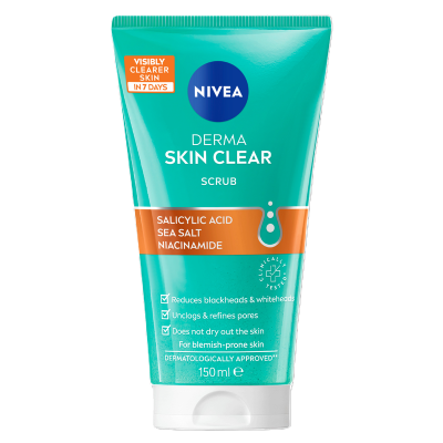 Nivea Derma Skin Clear Scrub 150ml