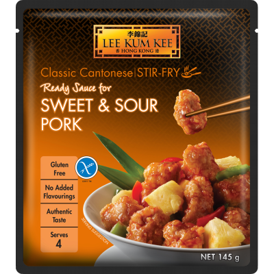 Lee Kum Kee Gluten Free Sweet & Sour Pork Ready Sauce 145g