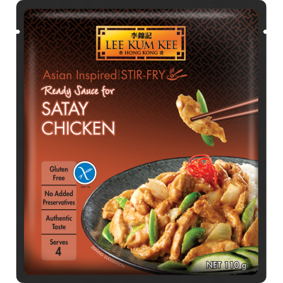Lee Kum Kee Gluten Free Satay Chicken Ready Sauce 110g