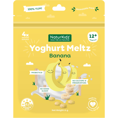 NaturKidz Banana Yoghurt Meltz 15g