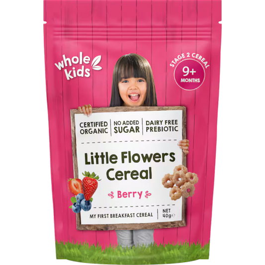 Whole Kids Berry Little Flower Cereal 40g