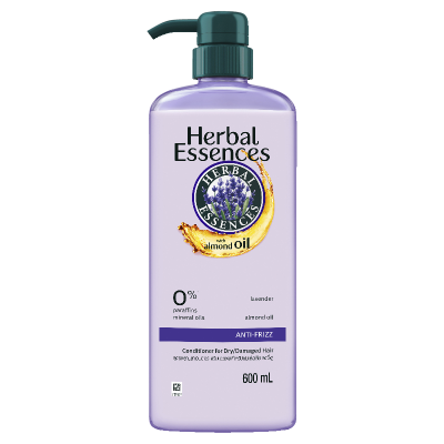 Herbal Essences Anti-Frizz Lavender & Almond Oil Conditioner 600ml