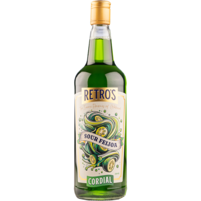 Retro Sour Feijoa Cordial 750ml