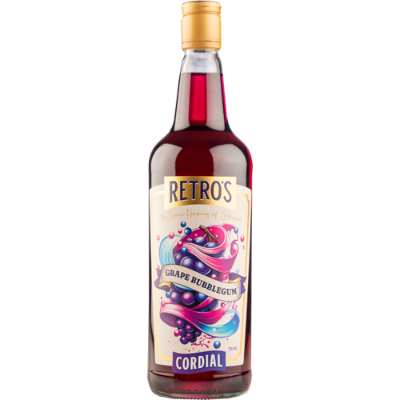 Retro Grape Bubblegum Cordial 750ml