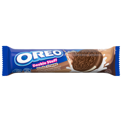 Oreo Double Stuff Mocha Frappe Sandwich Cookies 136g