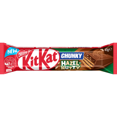 Nestle Kit Kat Chunky Hazel-Nutty Chocolate Bar 41g