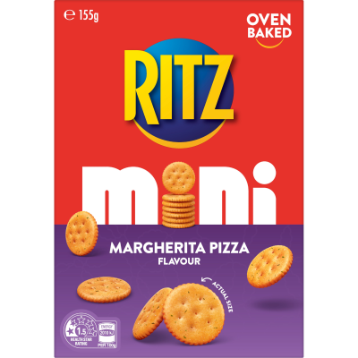 Ritz Mini Munching Margherita Pizza 155g