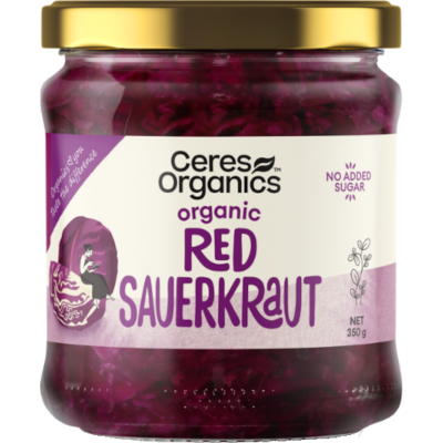 Ceres Organics Red Sauerkraut Pickles 330g