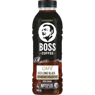 Boss Iced Long Black Coffee Rtd 500ml
