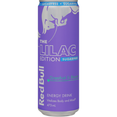 Red Bull Lilac Edition Grapefruit & Blossom Sugarfree Energy Drink 473ml