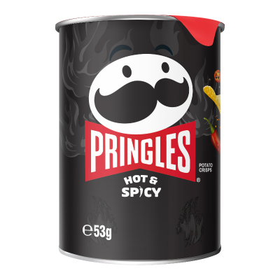 Pringles Hot & Spicy Potato Chips 53g
