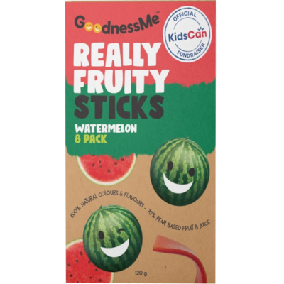GoodnessMe Watermelon Sticks Fruit Snack 120g
