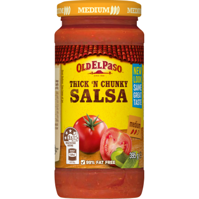 Old El Paso Thick 'n Chunky Medium Salsa 395g