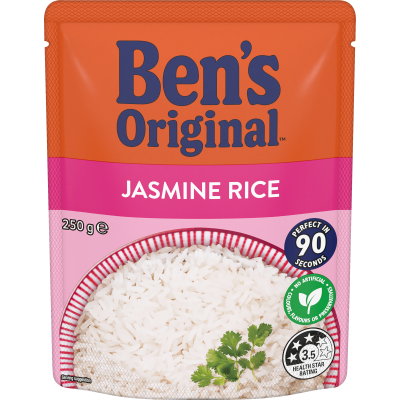 Ben's Original Jasmine Rice Microwave Pouch 250g