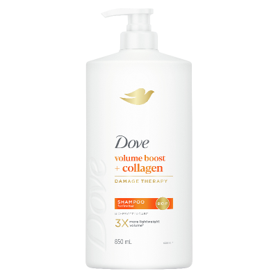 Dove Damage Therapy Volume Boost + Collagen Shampoo 850ml