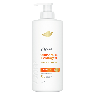 Dove Damage Therapy Volume Boost + Collagen Shampoo 350ml