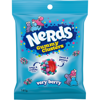 NERDS Verry Berry Gummy Clusters 141g