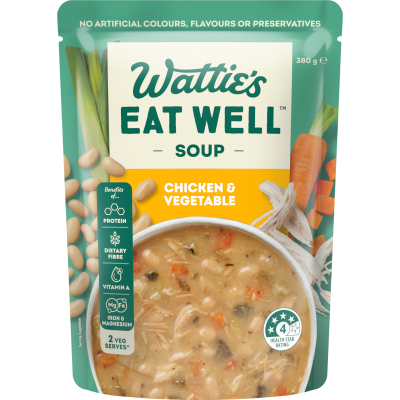 Wattie's Eat Well Chicken & Vegetable Soup 380g