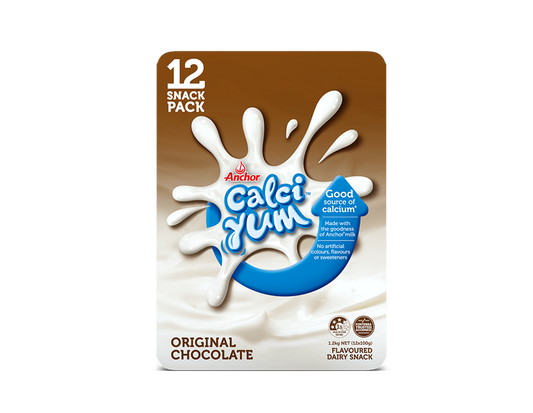 Anchor Calci Yum Original Chocolate 12 x 100g