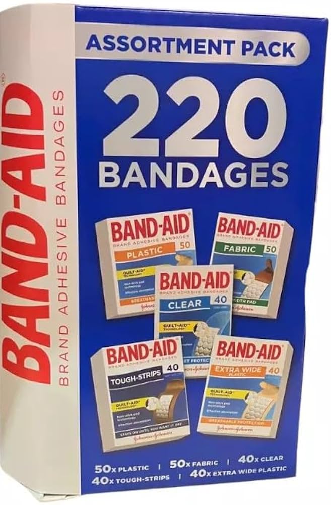 Band-Aid Assortment Pack 220 count