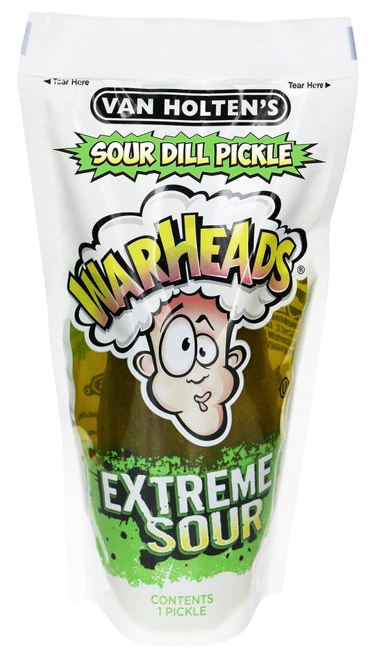 Van Holtens Warheads Extreme Sour Dill Pickles 140g