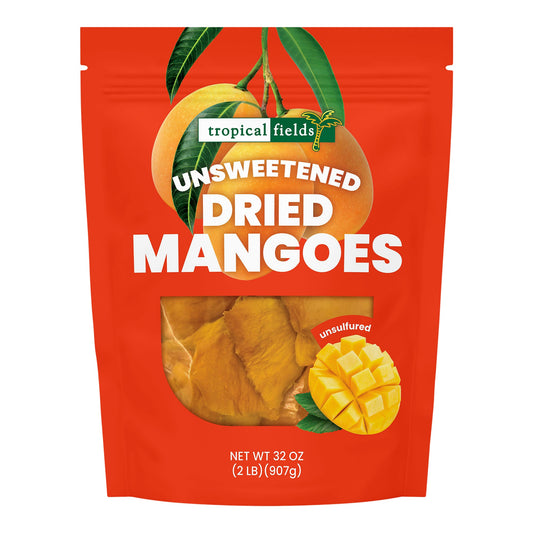 Tropical Fields Unsweetened Dried Mango 907g