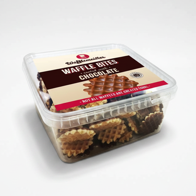 Wafflemeister Waffle Bites Chocolate Coated 700g