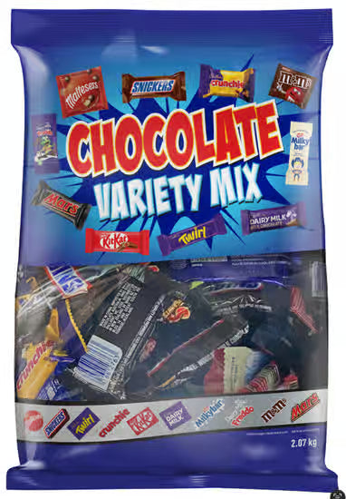 Chocolate Variety Mix 150 pieces 2.07kg