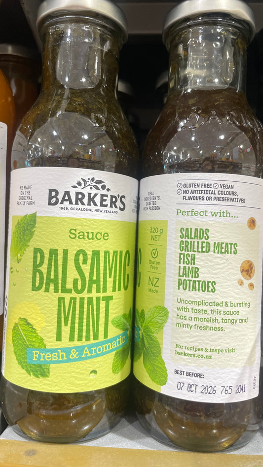 Barker's The Best Balsamic Mint Sauce 320g