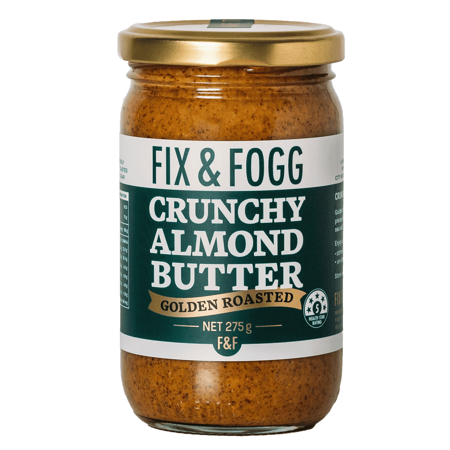 Fix & Fogg Crunchy Almond Butter 275g