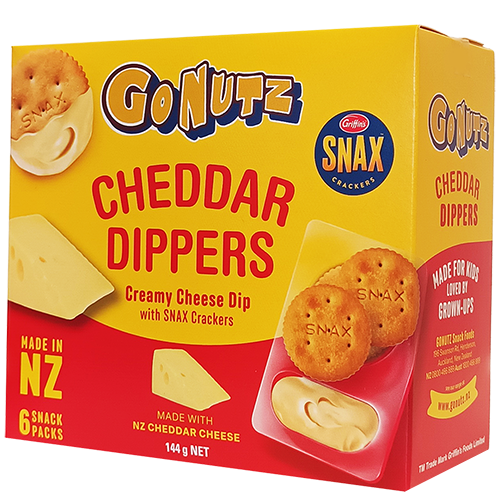 Gonutz Cheese & Savoury Crackers Dippers 6 x 24g
