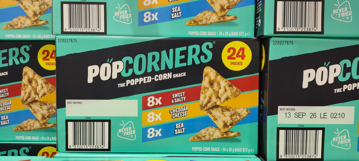 POPCORNERS VARIETY BOX 24 X 28G